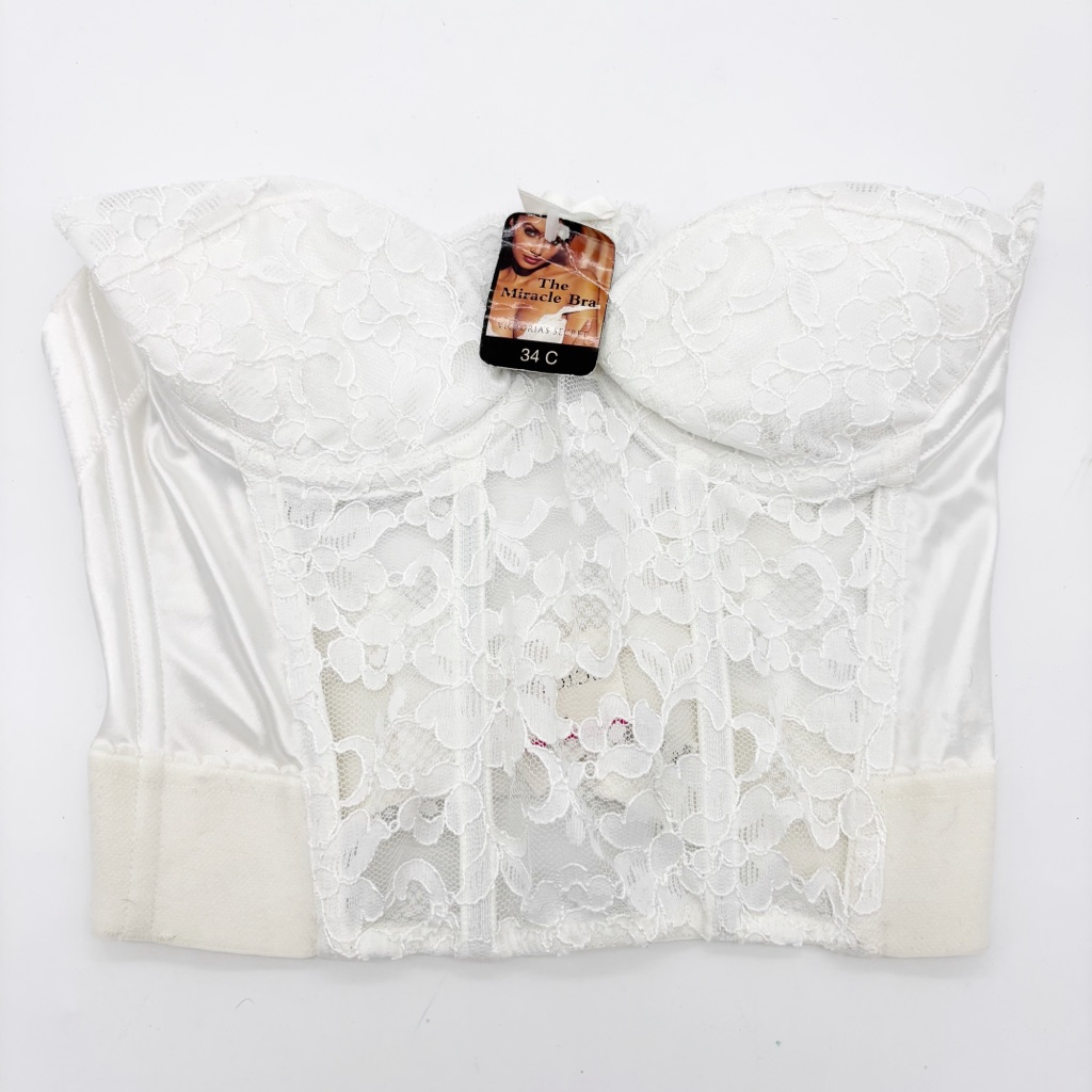 Nwt Vintage Victorias Secret Strapless Miracle Bra Bustier